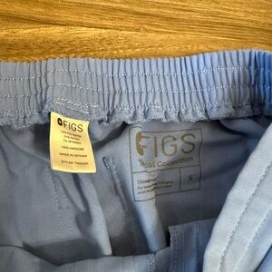 Figs Sky Blue Yola Scrub Pants
